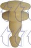 NISSA 0155302903 Clip, trim/protective strip